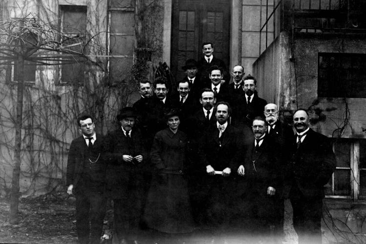 Quadro político do Partido Social Democrata Independente da Alemanha (USDP), a que Bernstein também pertencera, no dia 5 de dezembro de 1919.